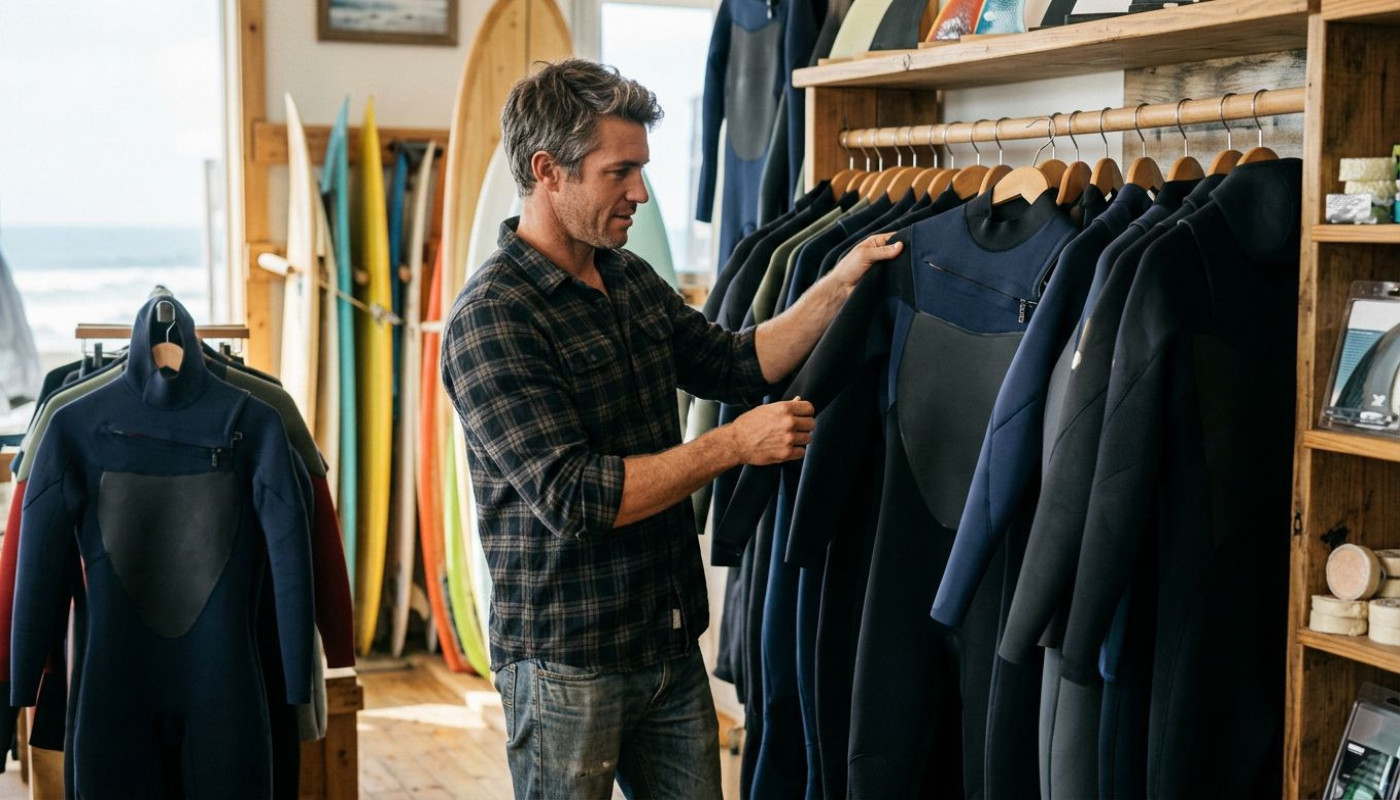 Guida completa alla scelta della muta da surf per uomini